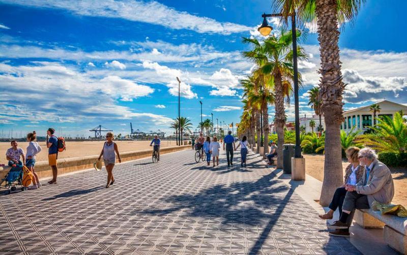 Valencia Beach Rooms Luaran gambar